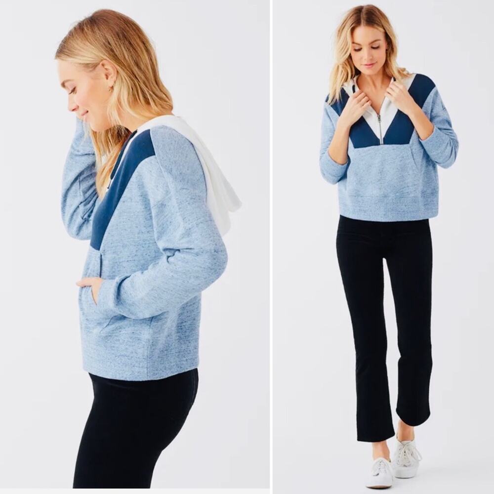 Splendid Ryder Active Colorblock Hoodie